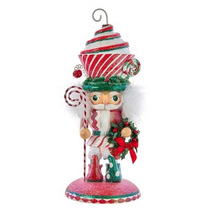 Kurt Adler 12-Inch Hollywood Cupcake Swirl Hat Nutcracker - 1 of 4