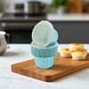 Unique Bargains Lace Disposable Baking Cups Coated Baking Paper 3.07"x1.77" 50 Pcs - 2 of 4