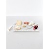 White Marble Cheese Board & Knive Set with Mother of Pearl Inlay Default Title / White - 3 of 4