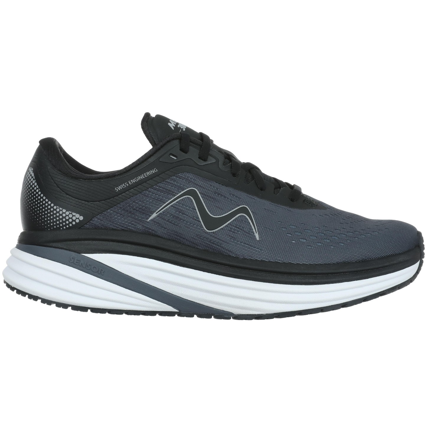 Мужские кроссовки MBT M-3000 Lace Up in Black, 8.5, цвет: Чёрный — фото 1