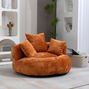 CENGHU Lazy Sofa Comfort Chenille Lounger Bean Bag Chair Couch With 3 Pillows for Adults and Kids Sofa Chair for Living room Bedroom - 1 of 4