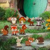 AuldHome Design Woodland Friends Cutouts w/ Stands; Wood Forest Animal Figures for Baby Shower/Nursery Decor - 2 of 4