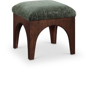 Meridian Furniture,Lawson Chenille Fabric Upholstered Ottoman - 1 of 4