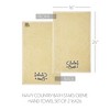 Navy Country Bath Stars Creme Hand Towel Set of 2 16x26 - 4 of 4