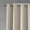 PAGED Printed Heathered Slub Blackout Curtain for Bedroom,Window Curtain Panel with Grommet Top,Living Room Curtains Machine Washable - 3 of 4
