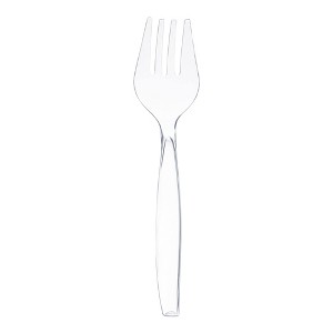 Smarty Had A Party Clear Plastic Serving Forks - 150 pcs - 1 of 4