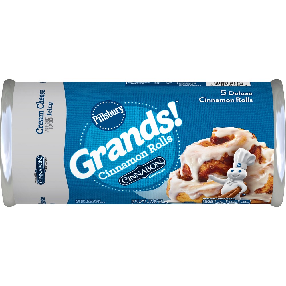 UPC 018000001644 product image for Pillsbury Grands! Cinnamon Rolls with Cream Cheese Icing - 17.5oz/5ct | upcitemdb.com