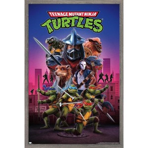 Trends International Teenage Mutant Ninja Turtles (1990) - One Sheet Framed Wall Poster Prints - 1 of 4