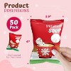 4E's Novelty Snowman Soup Mini Marshmallow 50 Packs - Individually Wrapped Marshmallows Packets for Hot Chocolate Cocoa Topper & Stocking Stuffers - 4 of 4