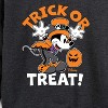 Women's - Disney - Mickey's Halloween Costume Lightweight French Terry Wide Neck Long Sleeve Shirt - 2 of 4