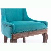Ridstar 2 Piece Dining Chairs, Armless Chair For Dining Room-Blue - 4 of 4