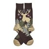 Reindeer in the Mountains Holiday Socks from the Sock Panda (Men's or Women's Sizes, Adult Large or Adult Medium) - 4 of 4