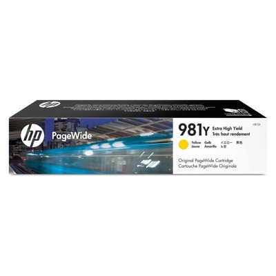 HP 981Y Extra High Yield Yellow Original PageWide Cartridge L0R15A