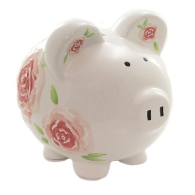 Bank 7.5" Gypsy Rose Bank Save Money Coins  -  Decorative Banks