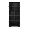Ridstar 67 in. H Black Bathroom Storage Cabinet with 4 Doors, Adjustable Shelves - 4 of 4