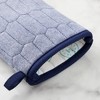 MARTHA STEWART Honeycomb Quilted Chambray Oven Mitt 2-Pack Set - 3 of 4