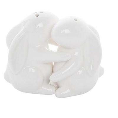 C&F Home Hugging Easter Rabbit Salt & Pepper Shaker Set