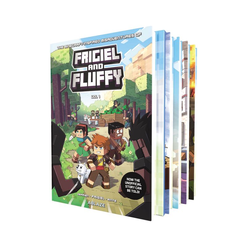 The Minecraft-Inspired Misadventures of Frigiel & Fluffy Vol 1-5 Box Set - by  Frigiel & Jean-Christophe Derrien (Hardcover), 1 of 2
