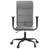vidaXL Office Chair Gray Mesh Fabric and Faux Leather - 3 of 4