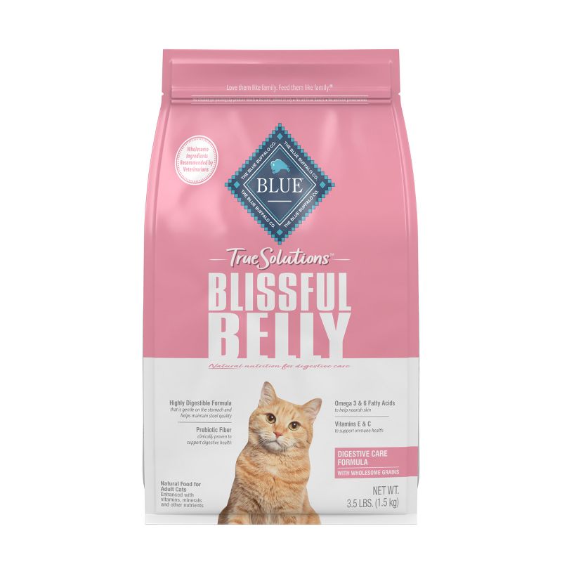 Blue Buffalo True Solutions Blissful Belly with Chicken Digestive Care Adult Dry Cat Food, 1 of 13