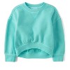 The Children's Place Toddler Girls Active Long Sleeve Garment Dyed Premium Fleece Sweatshirt - 2 of 4