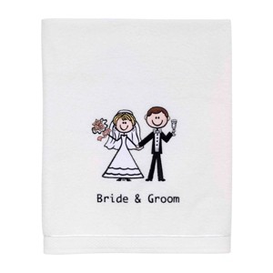 Avanti Bride & Groom Bath Towel - 1 of 3