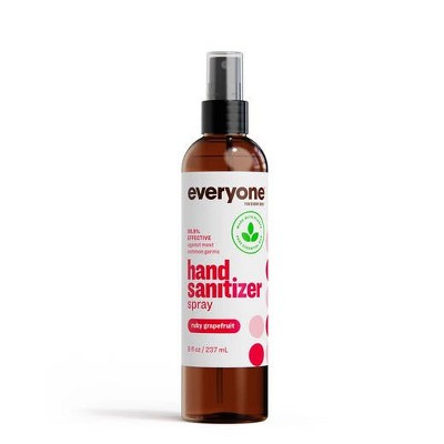 Everyone Ruby Grapefruit Hand Sanitizer Spray for Refreshing Germ
