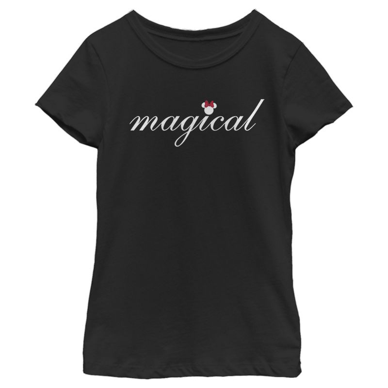 Girl's Disney Minnie Mouse Magical T-Shirt, 1 of 5