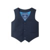 Andy & Evan  Infant Blue Seersucker Buttondown and Vest Set - 4 of 4