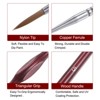 Unique Bargains Detail Nylon Hair Miniature Painting Brush 5 Pcs - 4 of 4