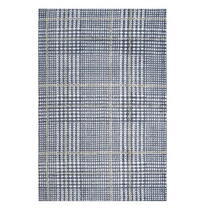 Modway Kaja Abstract Plaid 8x10 Area Rug in Ivory, Cadet Blue and Citron - 1 of 4