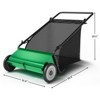 26-Inch Push Lawn Sweeper, 7 Cu. Ft. Hopper Capacity Grass Sweeper, Manual Push Yard Sweeper with Height Adjustment for Grass Clippings, Leaves - 4 of 4