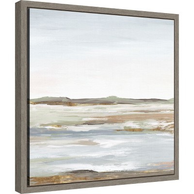 Eva Watts Landscape Abstract Canvas Print in Neutral Tones