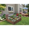 Badger Basket Woodland 2-in-1 Sandbox and Garden Planter - Brown - image 4 of 4