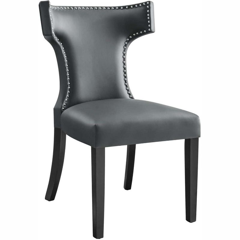 Modway Curve Vegan Leather Dining Chair, 1 of 2
