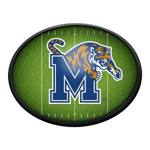 College Football On the 50 Design Oval Slimline Lighted Wall Sign - 1 of 4