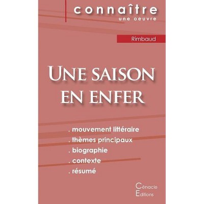 Fiche de lecture Une saison en enfer de Rimbaud (Analyse littéraire de référence et résumé complet) - by  Arthur Rimbaud (Paperback)