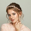 Unique Bargains Women's Fashion Vintage Thin Rhinestone Metal Knotted Headbands 1 Pc - 2 of 4