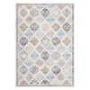 Bohemian Floral Checkerboard Washable Rug - Non-Slip Oriental Style, for Bedroom, Living Room, Kitchen & More - 2 of 4