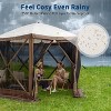 Pop up Canopy, Pop up Tent with Mesh Walls, 6 Sides Gazebo for Outdoor Camping Party - 4 of 4