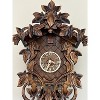 Eight Day Cuckoo Clock With 16 Inch Height Hand-Carved Vines and Leaves By River City Clocks - 2 of 4