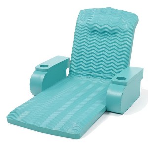 California Sun Deluxe Unsinkable La Jolla Lounger - Soft Foam Cushioned Pool Lounge Chair - 1 of 4