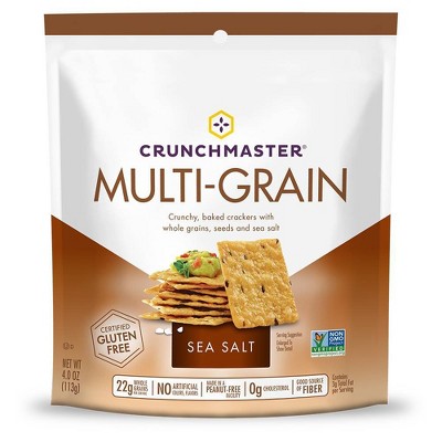 Crunchmaster Multi-Grain Sea Salt Crackers 4oz