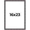 PosterPalooza | Slim Profile Brown Picture Frame - UV Acrylic, Foam Board Backing, Hanging Hardware - 2 of 4