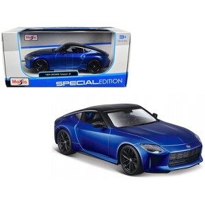 2023 Nissan Z Blue Metallic with Black Top "Special Edition" Series 1/24 Diecast Model Car by Maisto - 1 of 3
