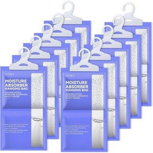 CLEVAST Moisture Absorbers Packets 10 Pack, Dehumidifier Bags for Closet, Absorber in Wardrobes, Bedrooms, Bathrooms(Net Wt. 230g/Pack) - 1 of 4