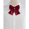 Allegra K Women's Pre-Tied Bowknot Adjustable Neck Solid Color Bow Tie - 2 of 4