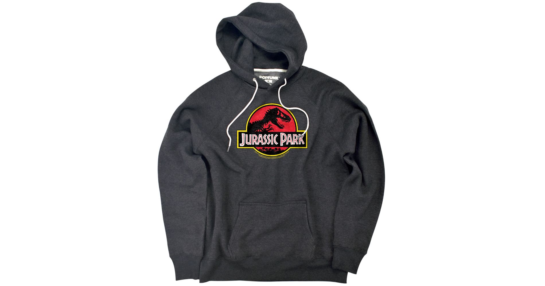Jurassic Park Classic Logo Slim Fit Pullover Hoodie