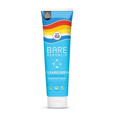 Bare Republic Clearscreen Sunscreen Lotion - SPF 100 - 5oz