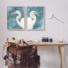 Stupell Industries Nautical Cranes Bird Portraits Abstraction Black Framed Giclee Art - 2 of 4